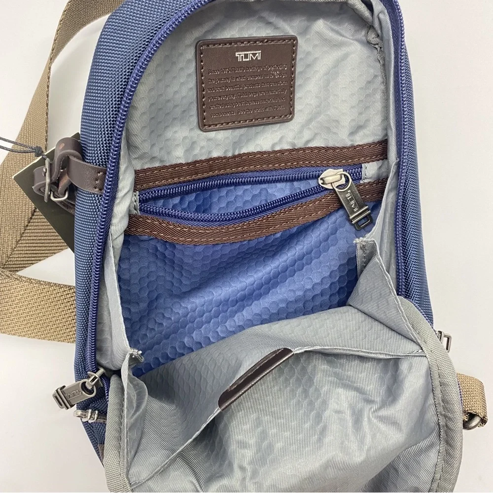 💎Tumi Alpha Bravo Navy Chest Pack